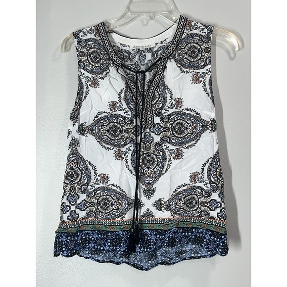 Daniel Rainn sleeveless floral‎ top size small - Picture 1 of 7